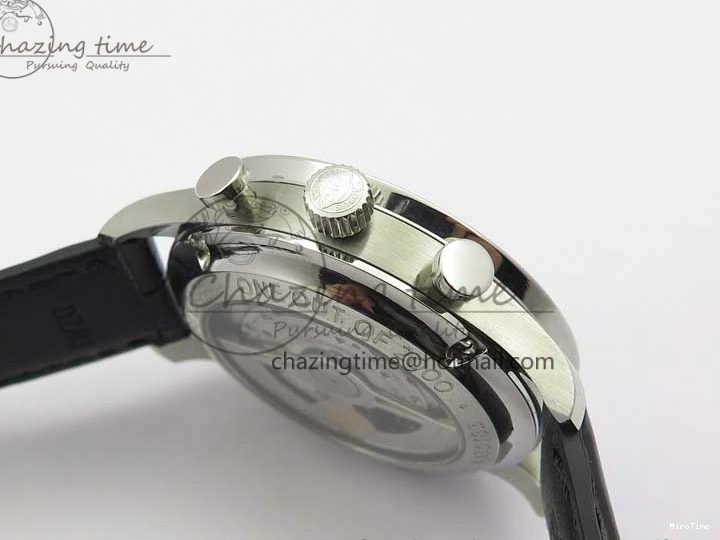 MIROTIME 0121 SunProtective Portugieser Chronograph Edition 150 Years IW371601 ZF 1:1 Best Edition Blue Dial on Black Leather Strap A7750 (Slim Movement) 7137